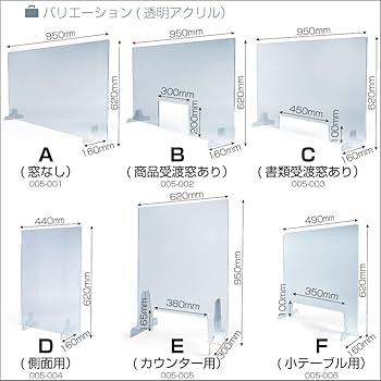5枚　透明パーテーション 900×600mm　卓上パネル 仕切り板　感染予防対策 5枚 透明パーテーション 900×600mm 卓上パネル 仕切り板 感染